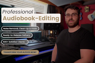 edit, enhance, and master your audiobook