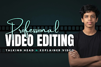 do professional video editing for educational videos