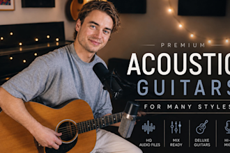 record professional indie acoustic guitars for your song