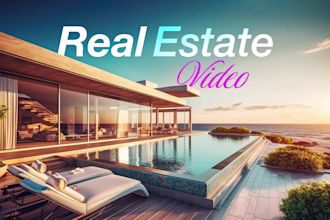 do real estate video editing, real estate video edit for reels, tiktok, youtube
