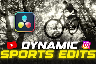 edit dynamic sports video for social media