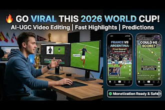 edit 2026 fifa world cup matches, ai ugc video, fifa world cup, highlights reels