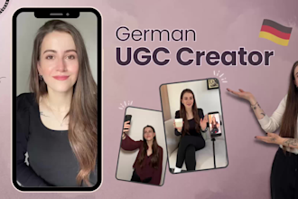 create high performing ugc videos in german