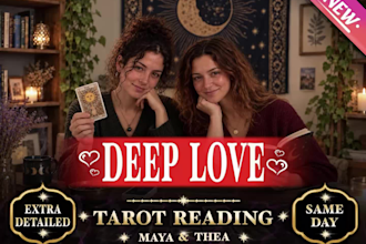 provide a detailed love tarot reading and psychic relationship guidance
