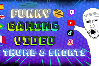 do funny gaming video editing for your youtube channel