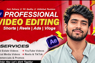 edit viral shorts, reels, ads, and vlogs professionally