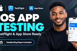 provide professional ios app testing and testflight review