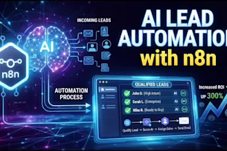 build ai lead processing and qualification automation with n8n