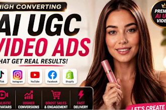 create viral ai ugc product ads meta ads and ai realistic avatars for brands