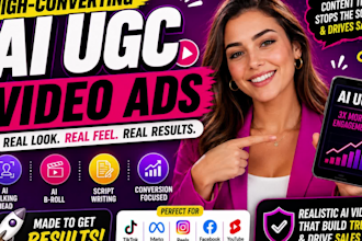 create ai ugc, ai ugc ads, ugc video for ai ads, tiktok ads