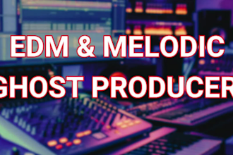be your creative edm ghost producer for professional music production