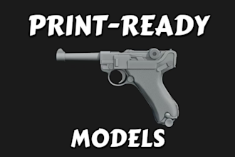 make stunning 3d print ready stl models