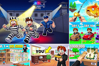 design high quality roblox thumbnails or icons for your game