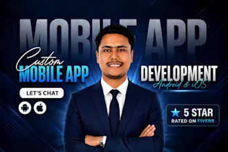 do ai mobile app development, android ios app flutter react native dev