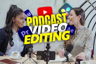do professional podcast video editing