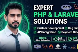 your expert laravel and PHP web developer
