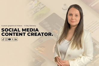 be your social media content creator for posts, carousels and reels