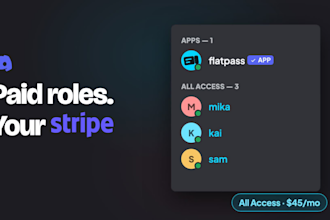 set up a paid discord server with stripe, no platform cut