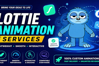 make lottie and svg animation for your website