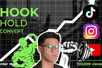 do fast paced gym workout edits for your fitness channel