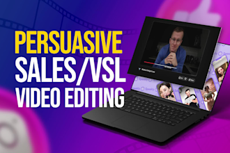 edit conversion focused vsl videos with cinematic visuals and pacing