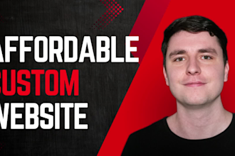 build you an affordable custom website fast