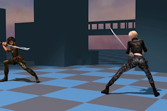 do 3d game character animation 3d rigging model unreal engine ue5 game animation