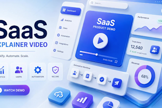 create an animated saas explainer video for your startup