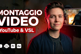 edit long form videos for youtube or video sales letter, vsl