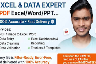do data cleaning, data formatting, data visualization
