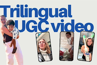 create ugc video ads in dutch, french and english