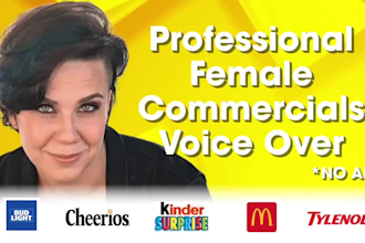 record a warm conversational female voice over