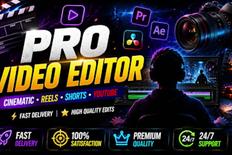 do youtube and instagram editing for you
