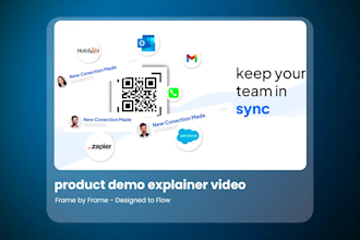 create a premium saas explainer video and product UI UX animation