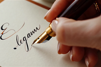 design handwriting, scripted signature, cursive, handwritten logo