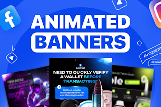 design customized animated GIF banners and social media ads