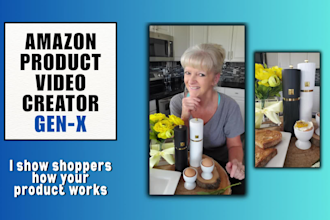 create amazon shoppable videos and product demos as a gen x creator