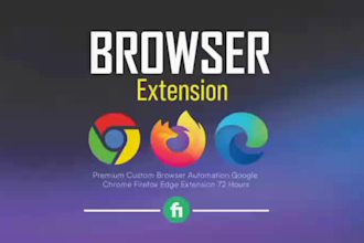 your chrome extension developer for custom browser extension,browser automation