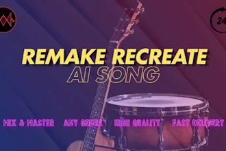 recreate your ai generated song into a professional songs