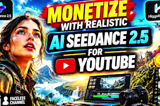 produce realistic ai seedance 2 5, higgsfield ai for faceless youtube channel