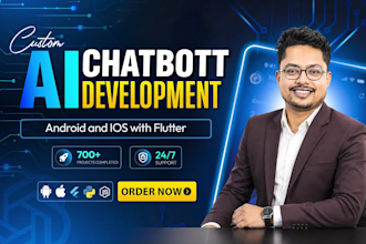build ai chatbot, ai automation using ml and dl, ai mobile app and website