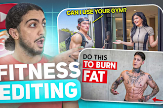 edit fitness tips and coaching videos for youtube