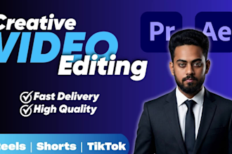 do high retention video editing for tiktok, reels, shorts