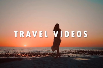 edit cinematic travel vlog and daily vlog for youtube