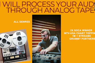 run your mix through real vintage analog tape