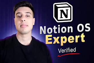 build a custom notion CRM, workspace, dashboard, client portal and automation