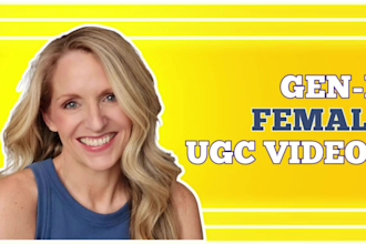create mature female ugc testimonial or spokesperson content