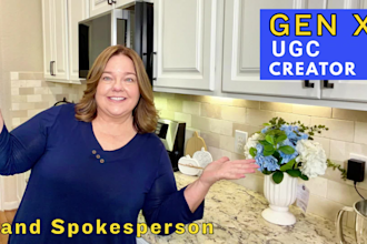 create gen x ugc spokesperson video for your brand