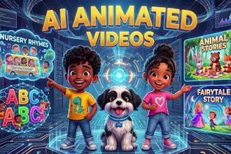create 3d ai cartoon video animation for youtube
