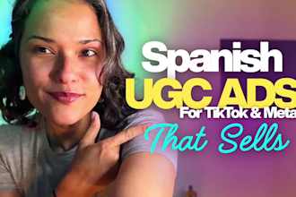 create spanish ugc ad for tiktok and instagram